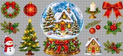 16oz Christmas-S  3105